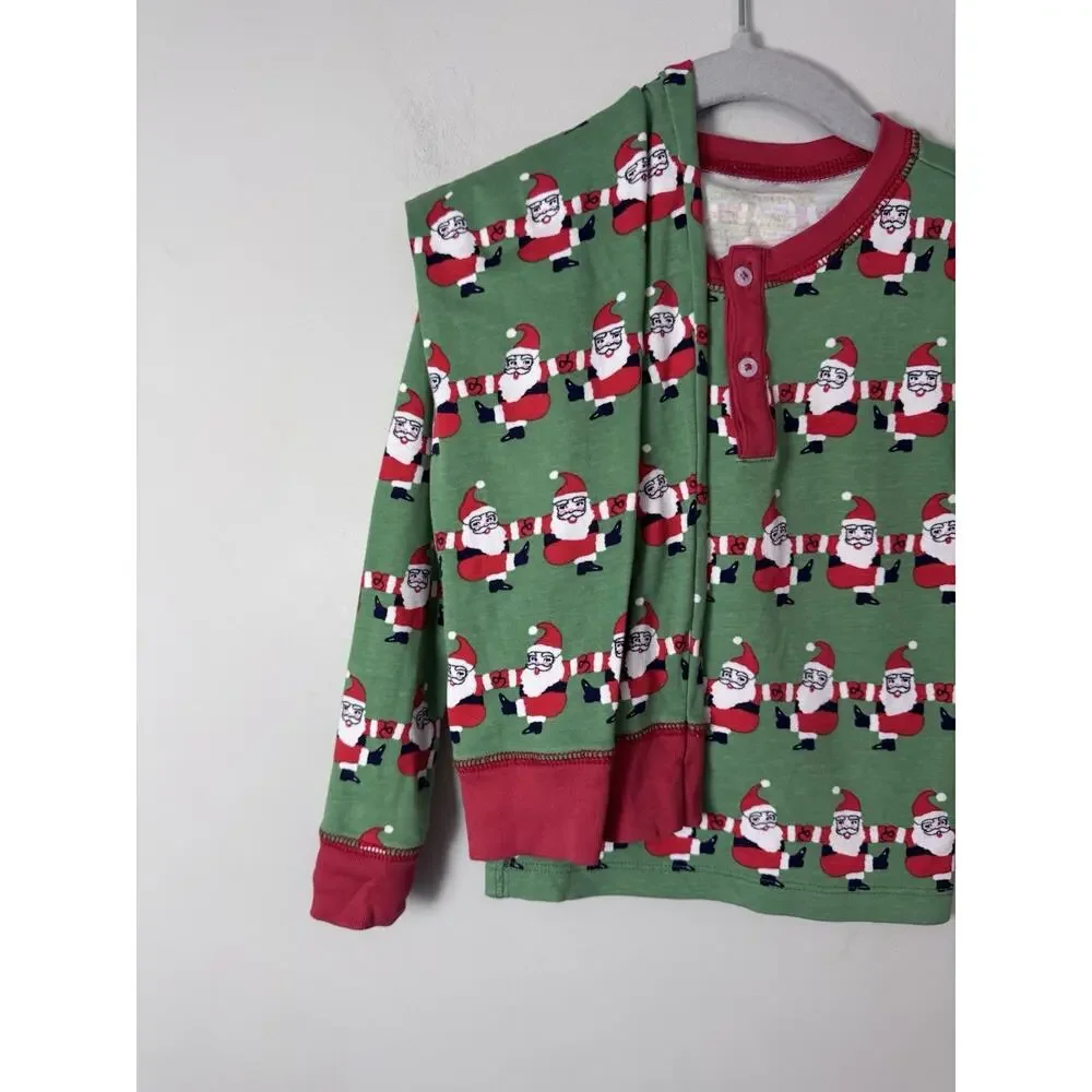 The Beaufort Bonnet Unisex Marching Santa 2 Piece PJ's 4T Cotton